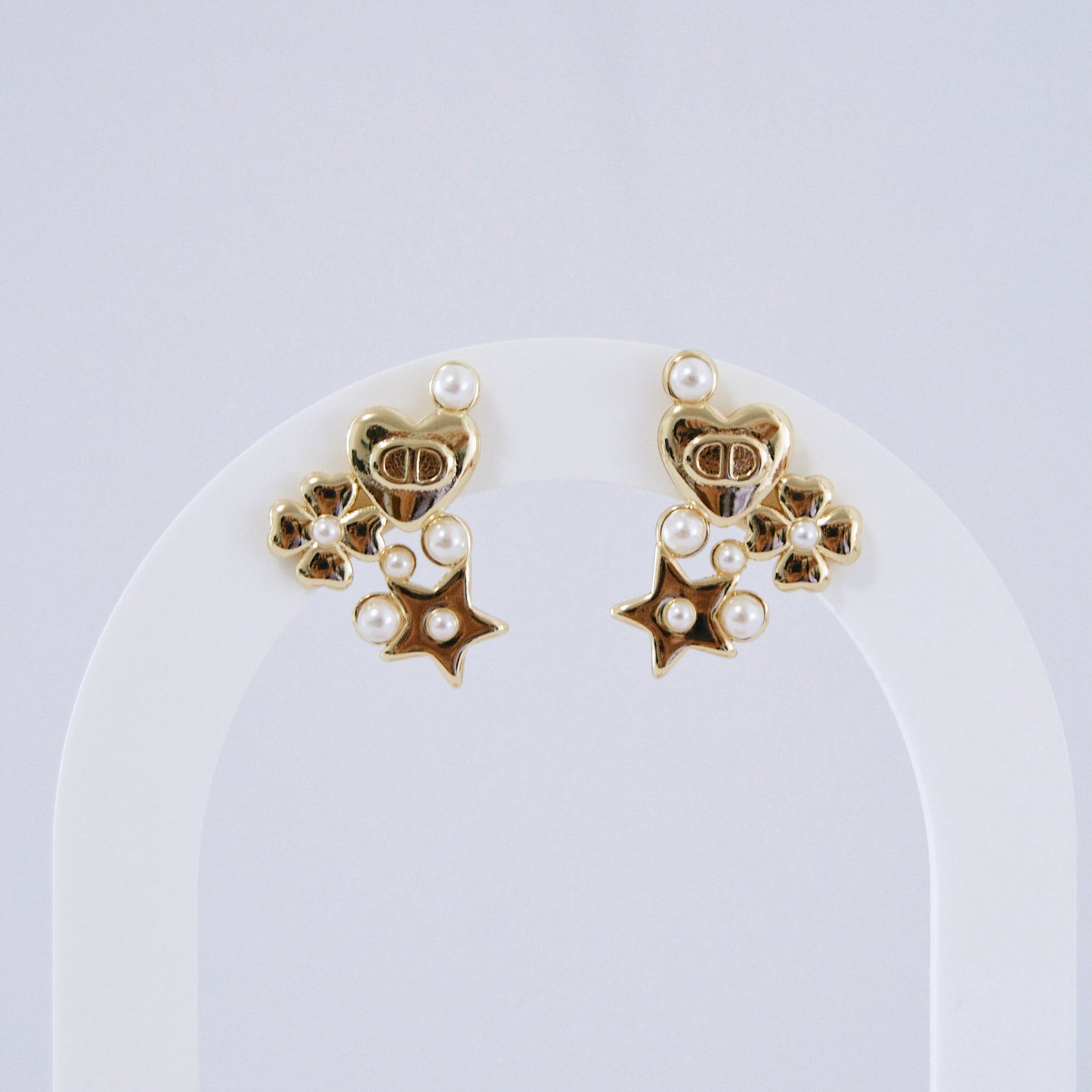 Star & Pearl Earring