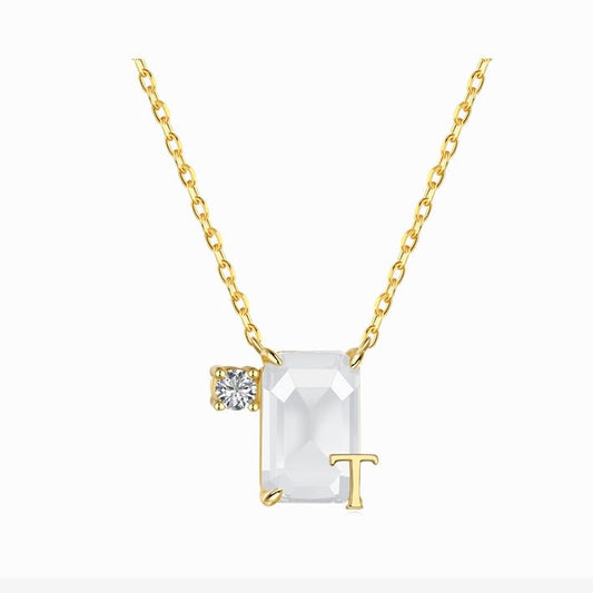 Initial T necklace