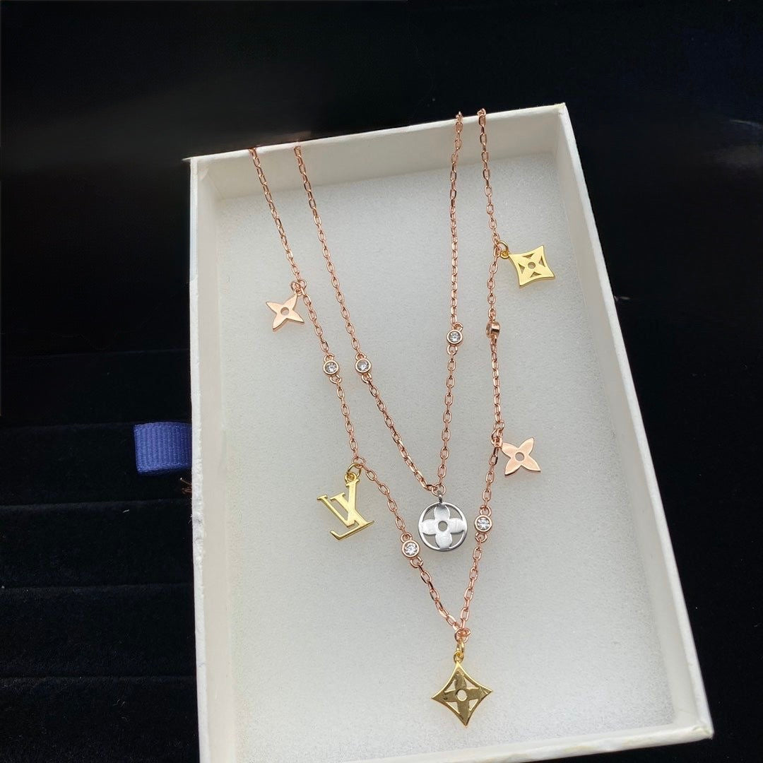 L charms necklace