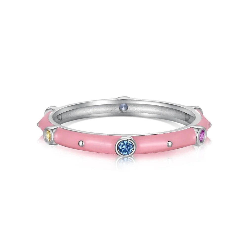 PINK CRYSTAL RING