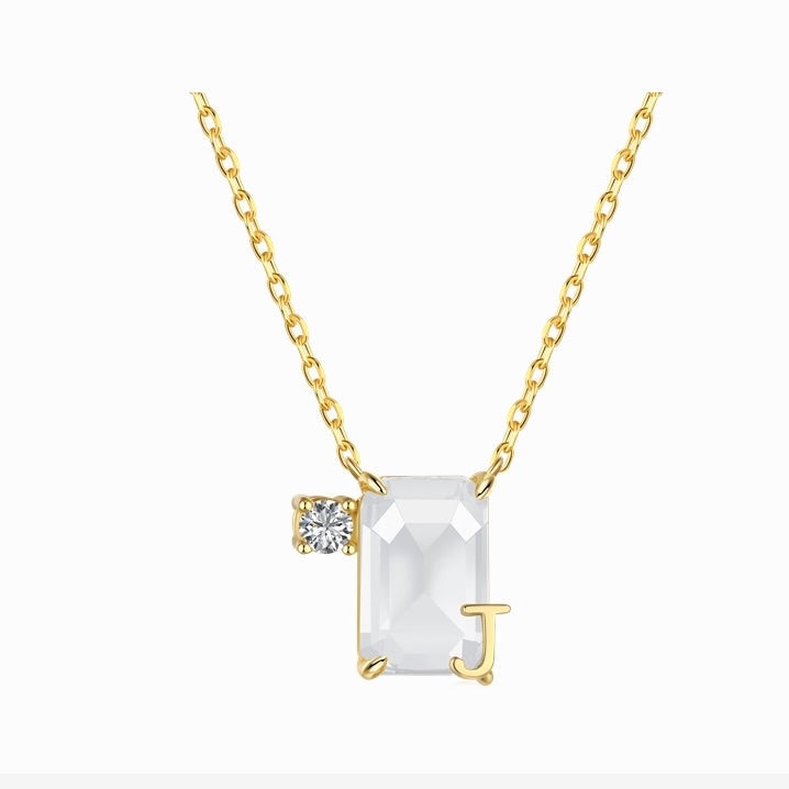 Initial J necklace