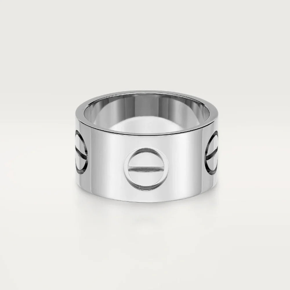Love silver ring