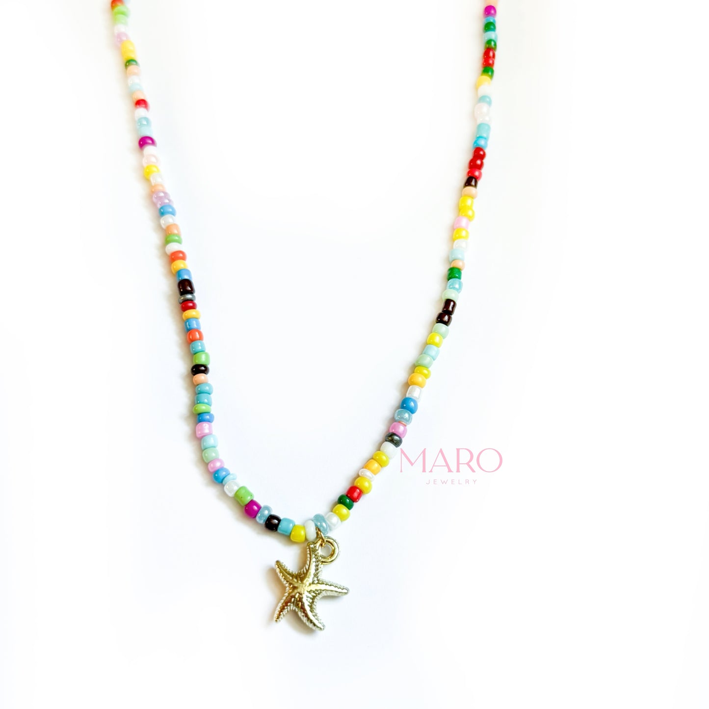 GLASS BEAD NECKLACE