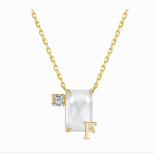 Initial F necklace