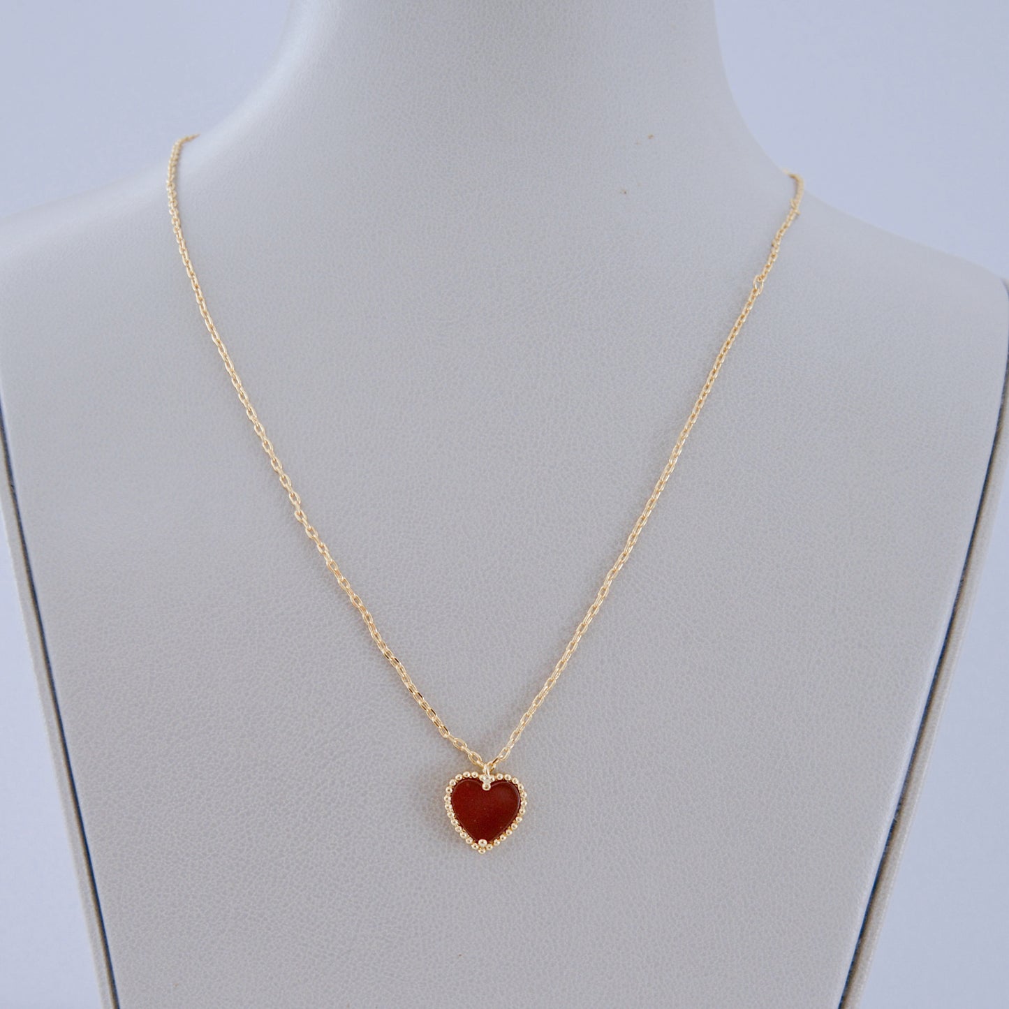 Red heart necklace