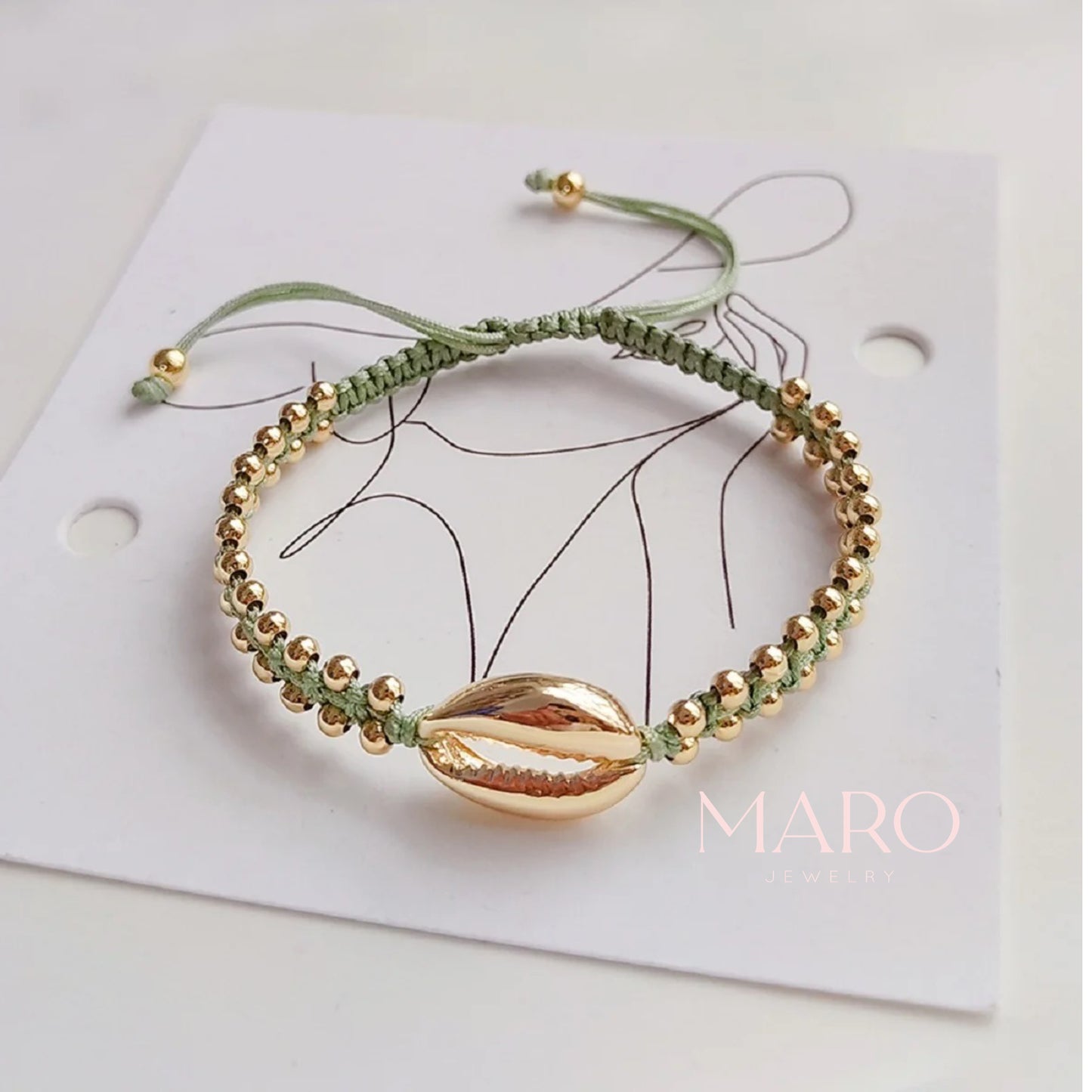 Puka shell bracelet
