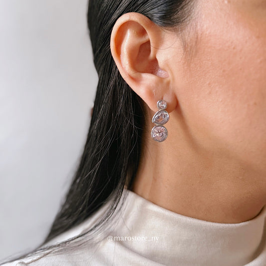 Jolie silver earring