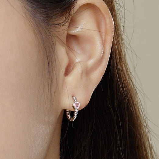 LOVE HOOP EARRING