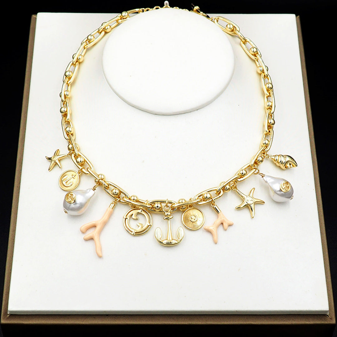 G charms necklace