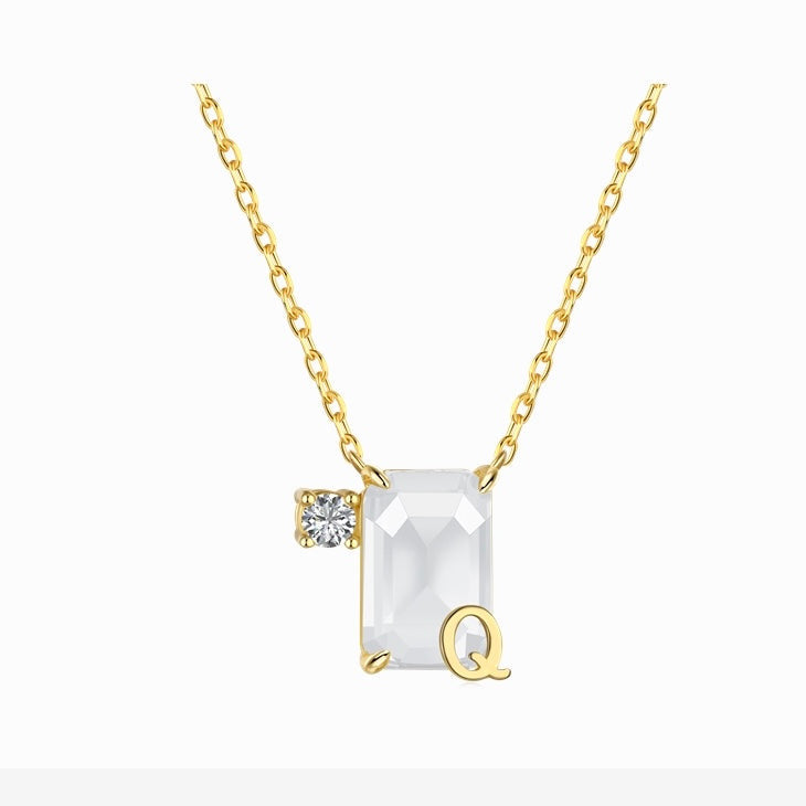 Initial Q necklace