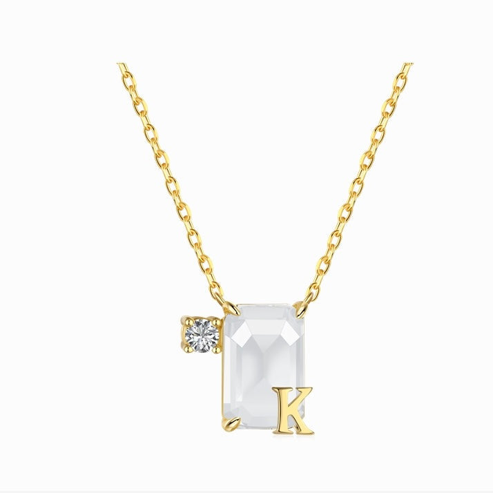 Initial k necklace