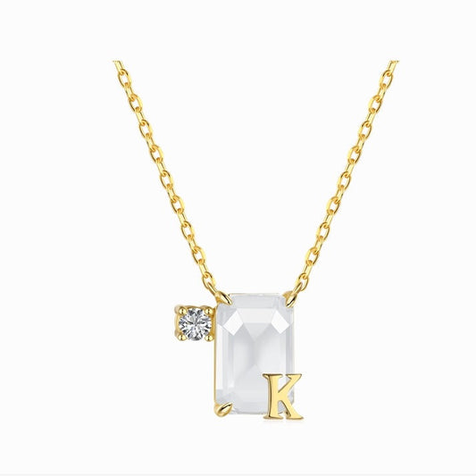 Initial k necklace