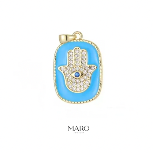 Hand evil eye charm