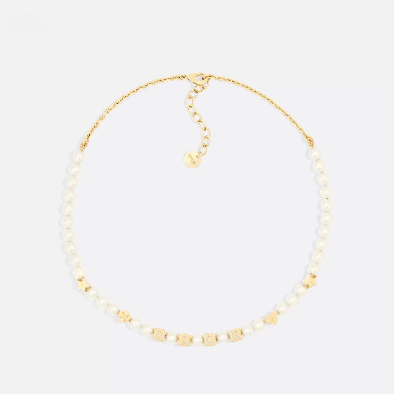 D Gold Necklace