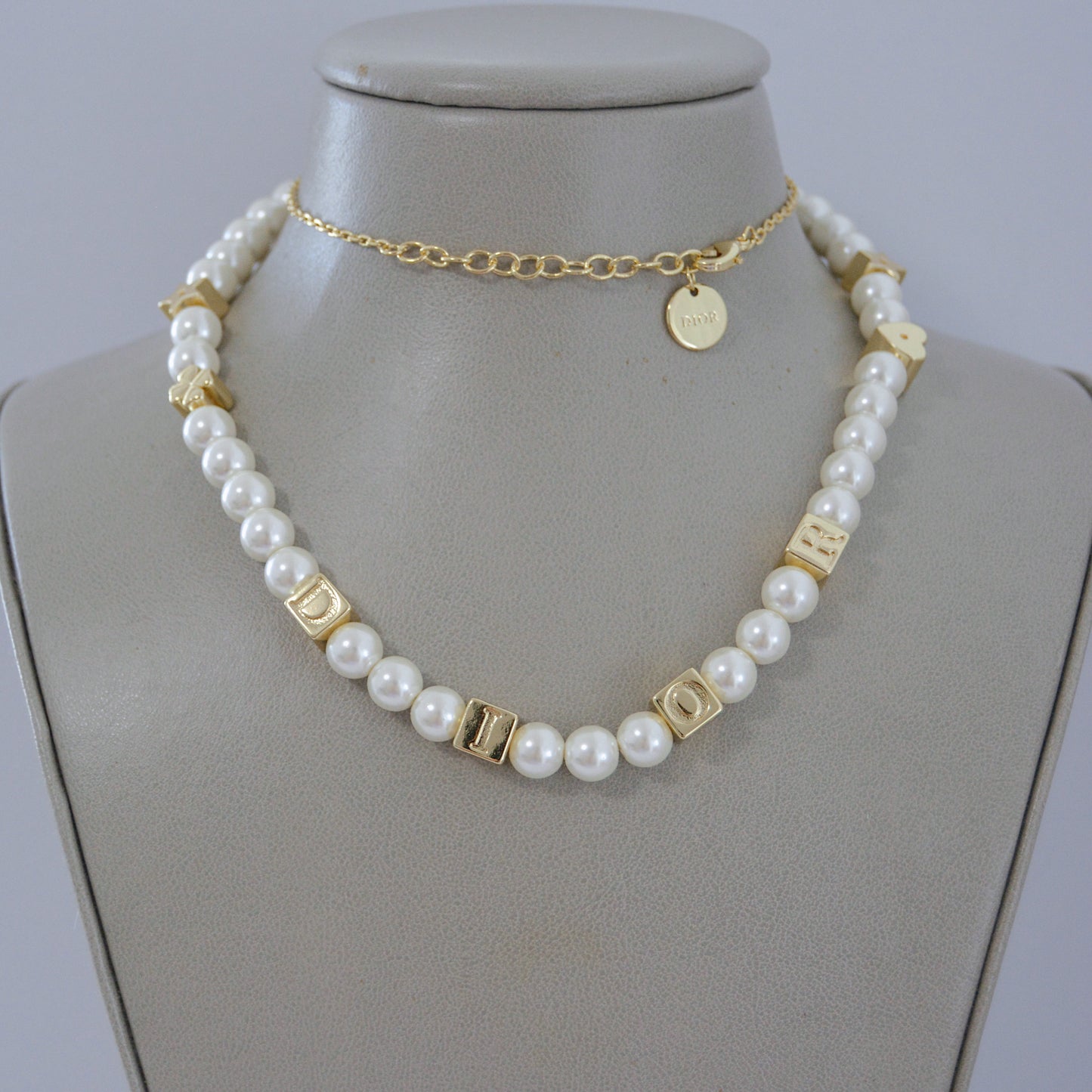D Gold Necklace