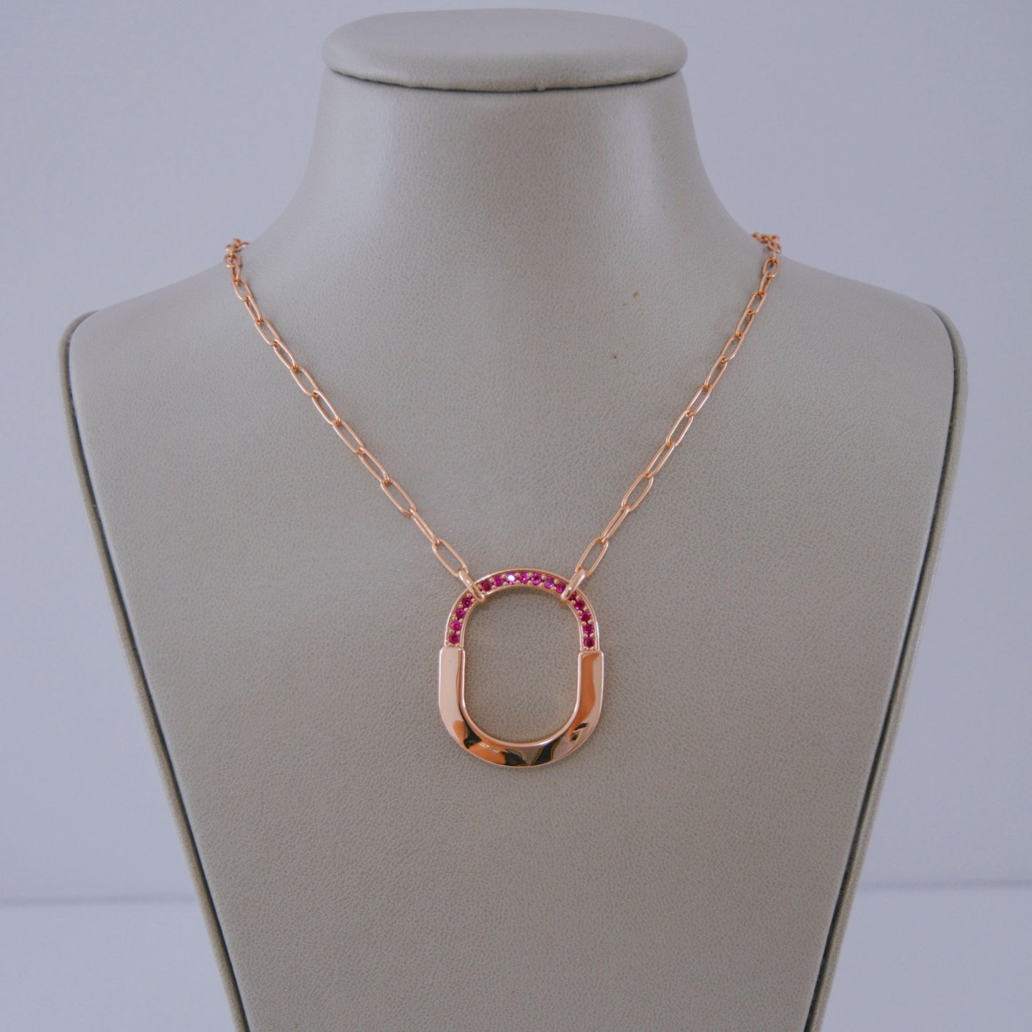 T&Co rose gold necklace