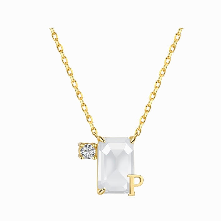 Initial P necklace