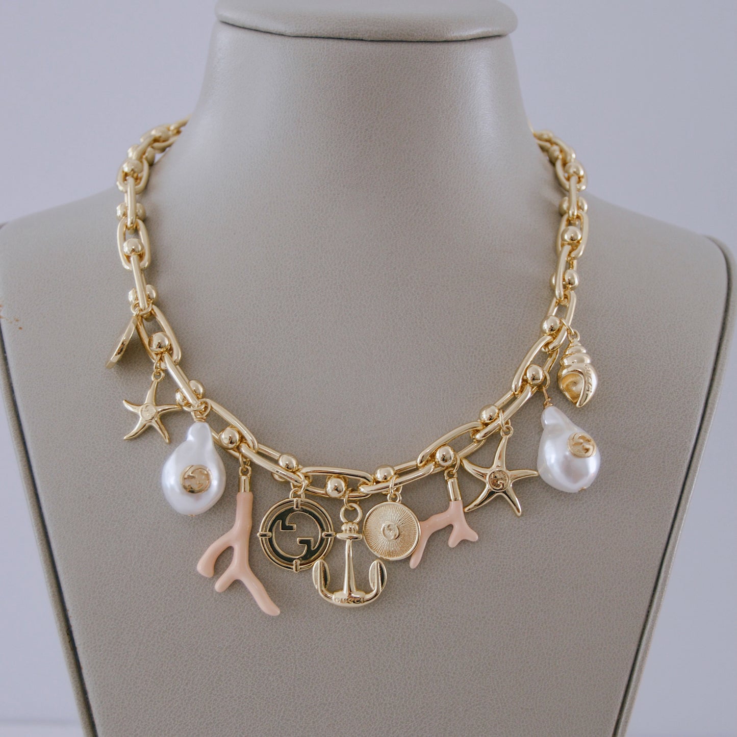 G charms necklace