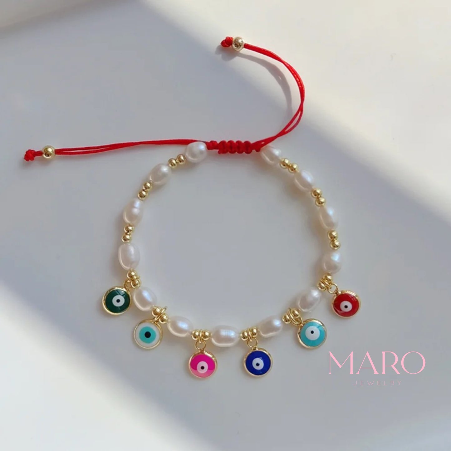 Evil eye charm bracelet