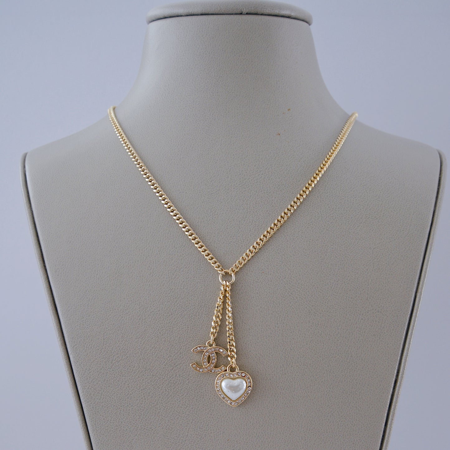 Cc gold necklace