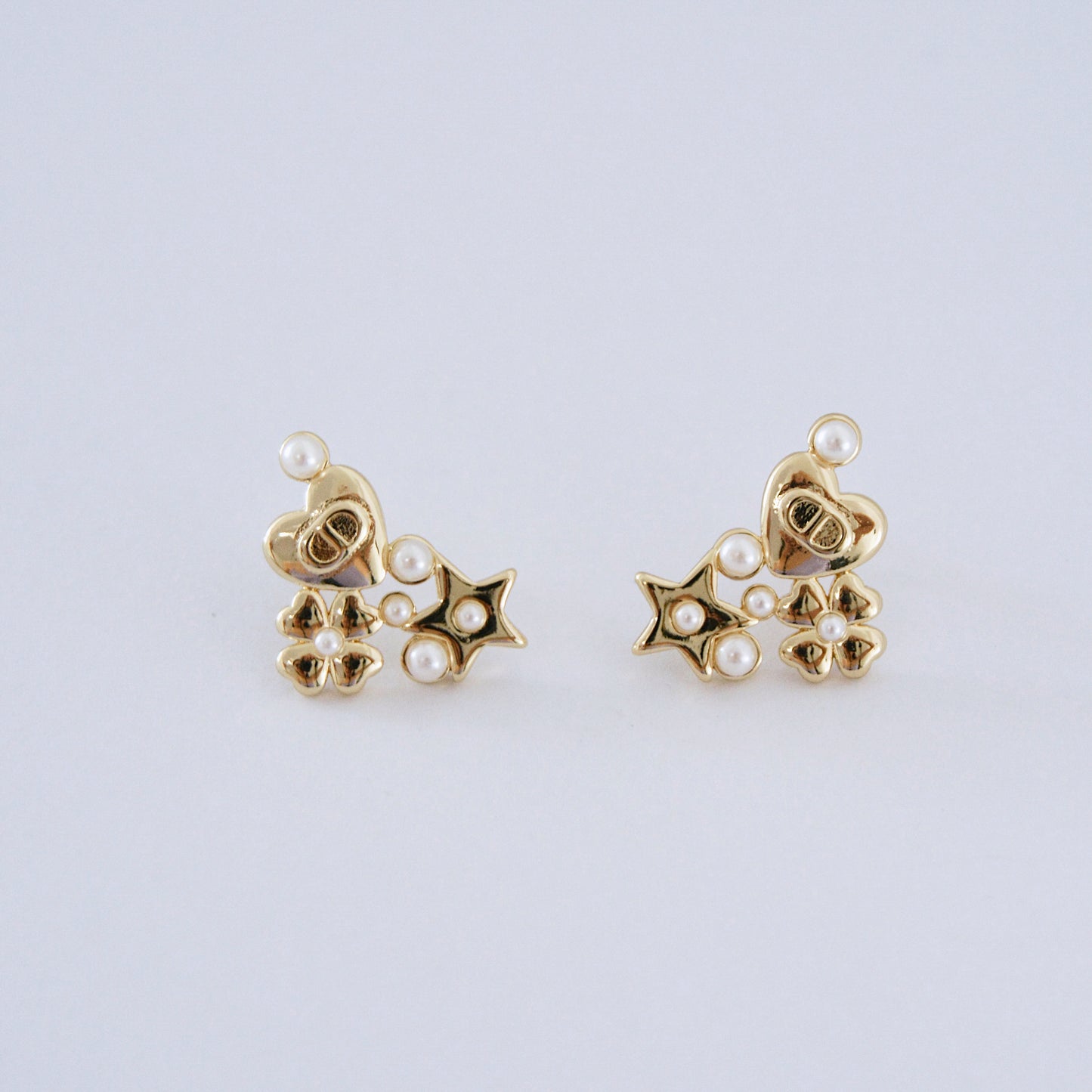 Star & Pearl Earring