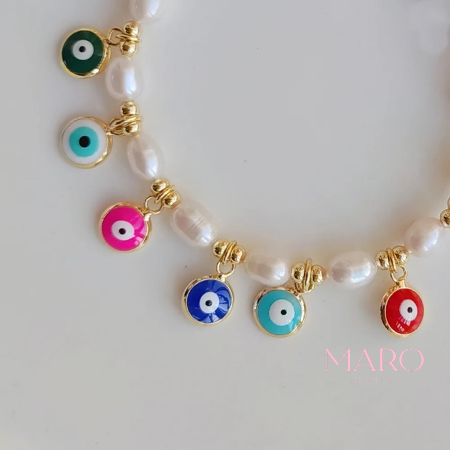 Evil eye charm bracelet