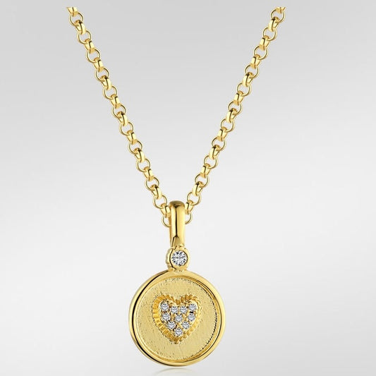 HEART & DIAMONDS NECKLACE