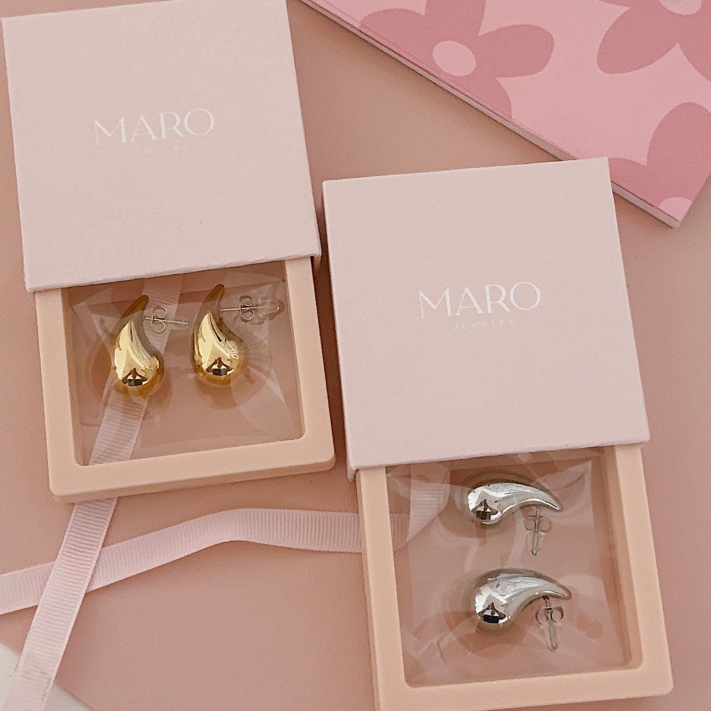 BOLD DROP STUDS, SMALL 💧