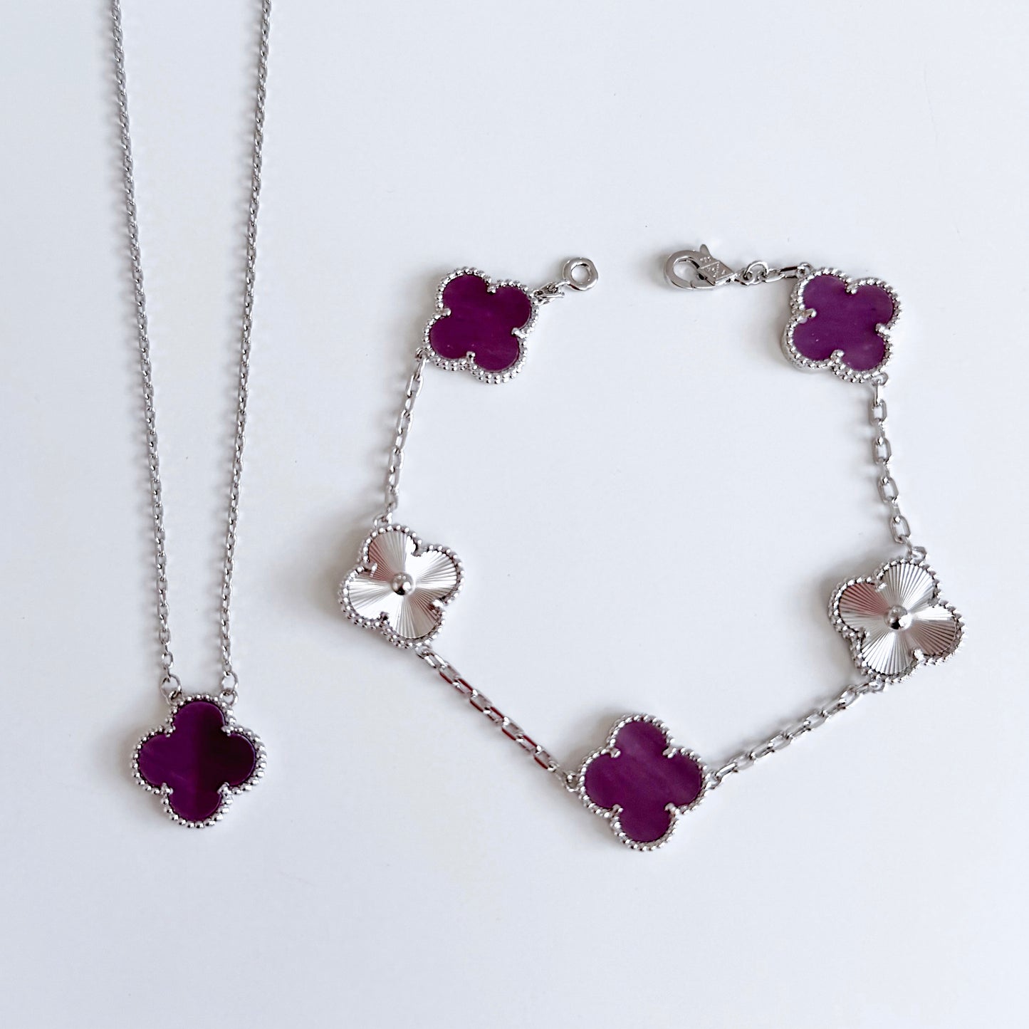 SET PURPLE & SILVER