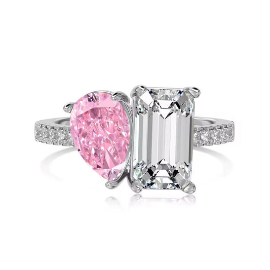 Pink Zirconia Ring - MARO JEWELRY
