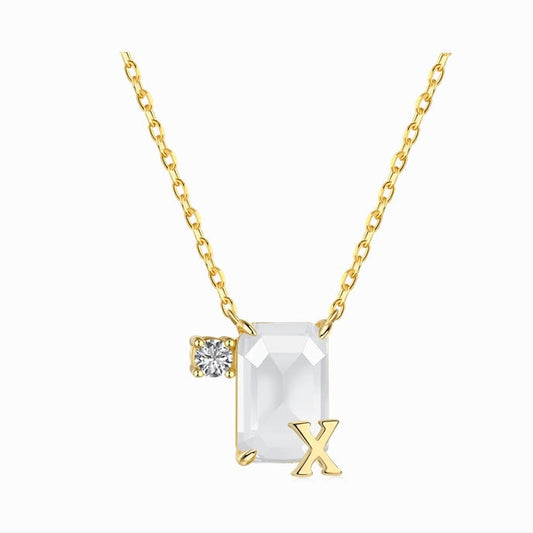 Initial X necklace