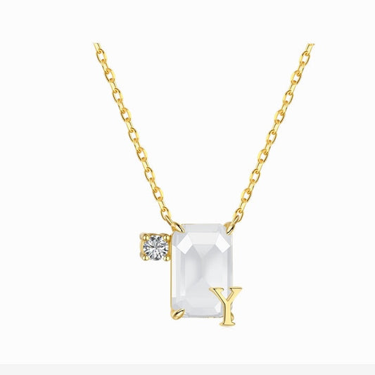 Initial Y necklace