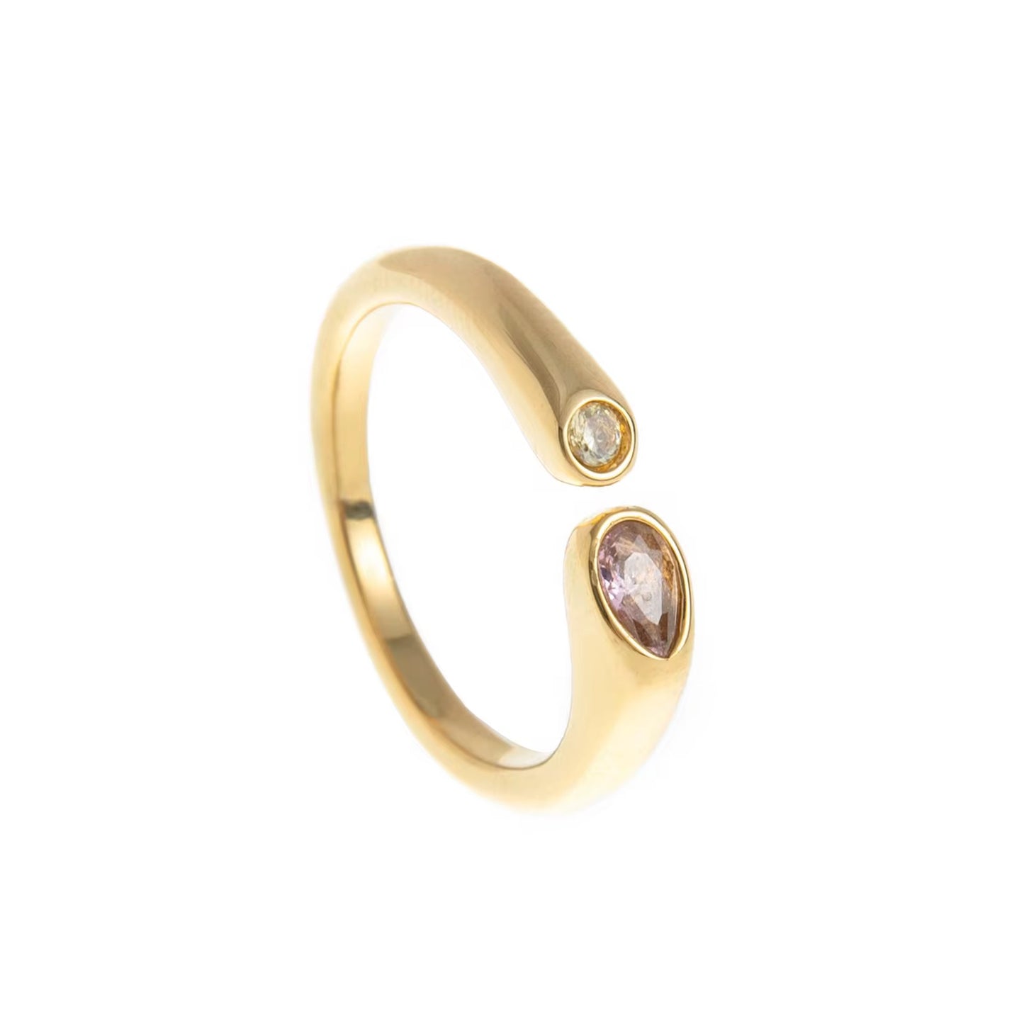 Zircon Gold Ring