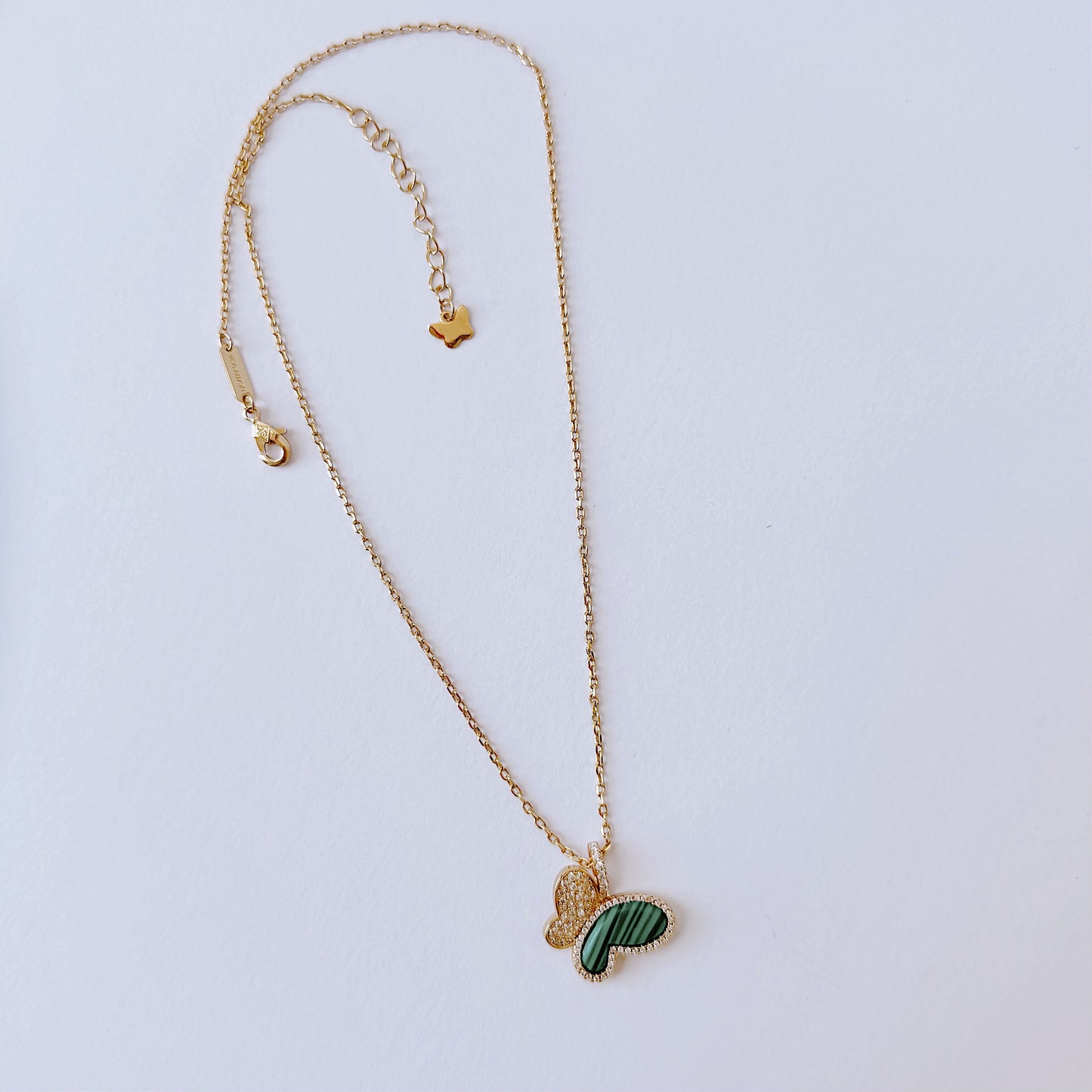 Gold & Green Necklace