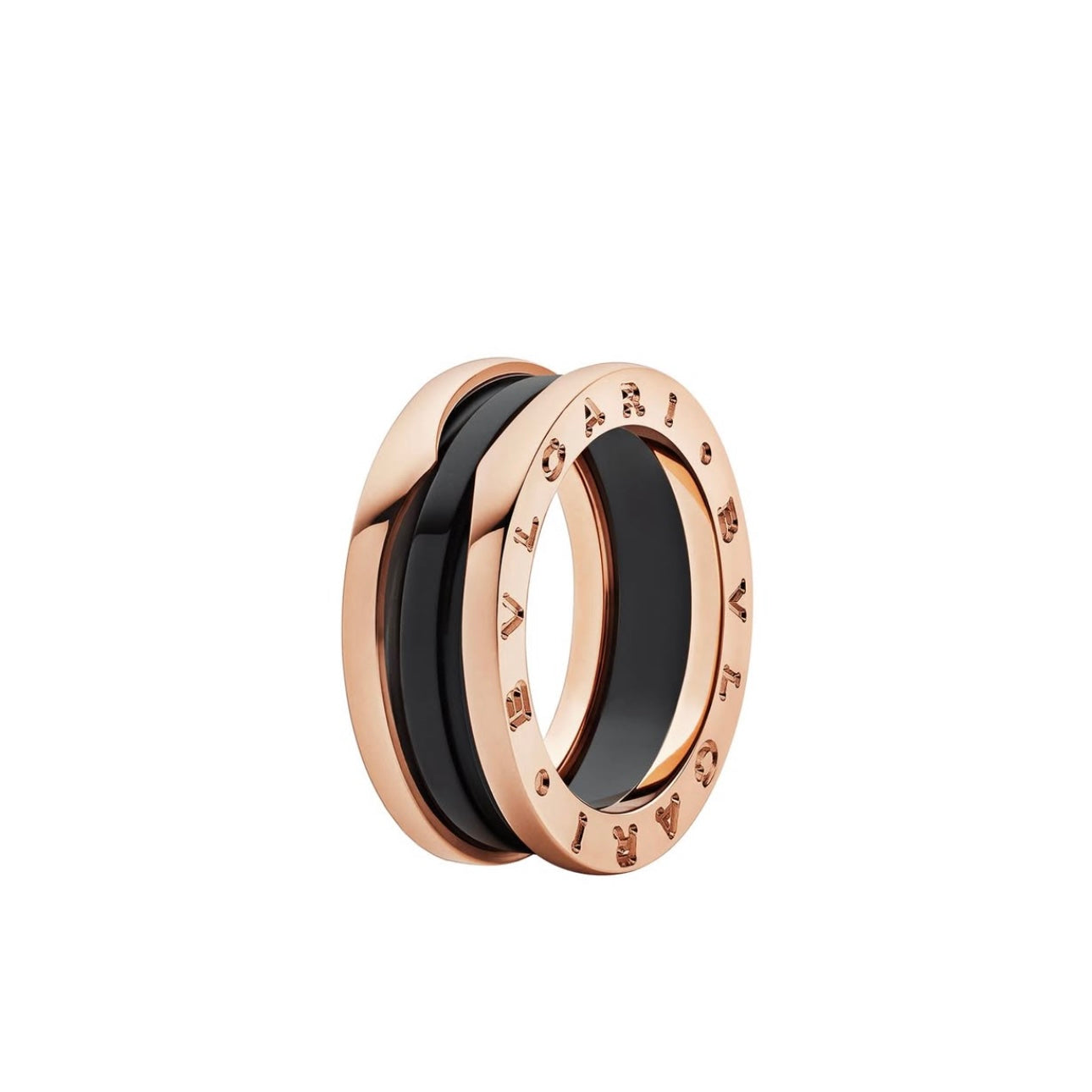 Bvl Rose Gold Ring - MARO JEWELRY