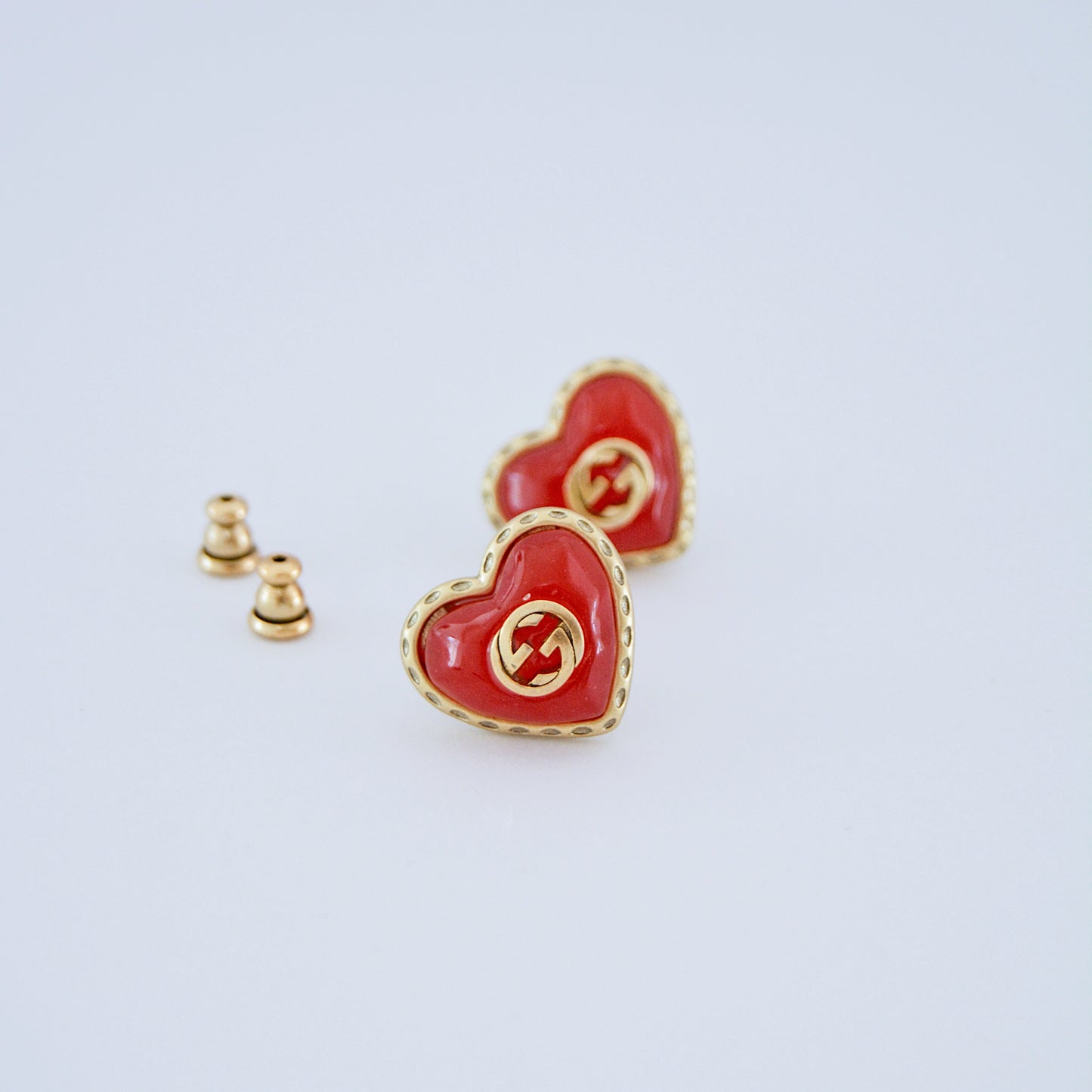 GG HEART SHAPE EARRING