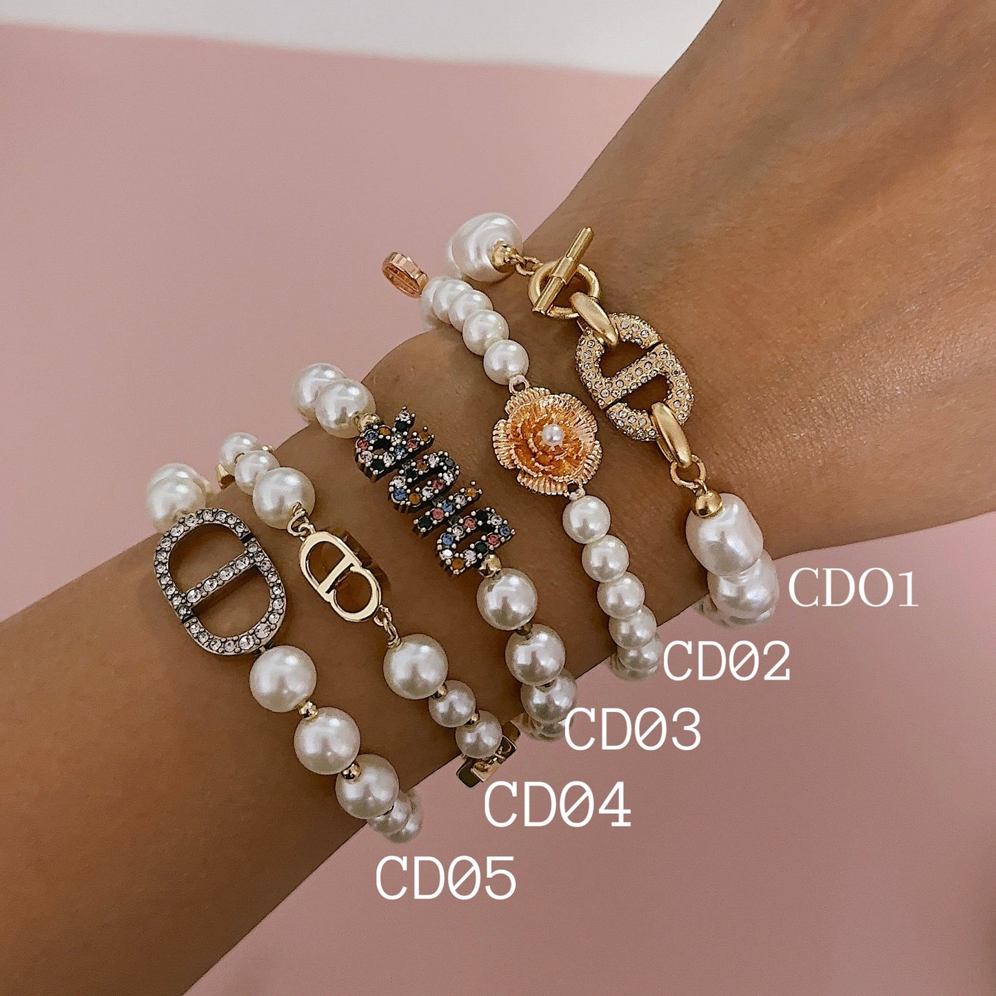 CD PEARL COLLECTION BRACELET