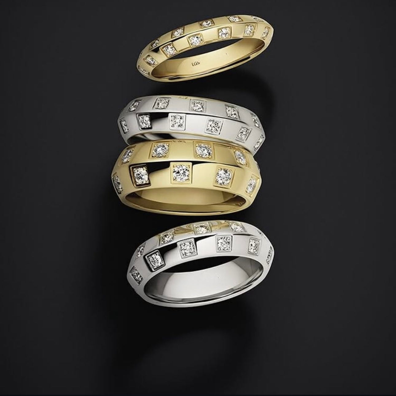 L Diamond Ring - MARO JEWELRY