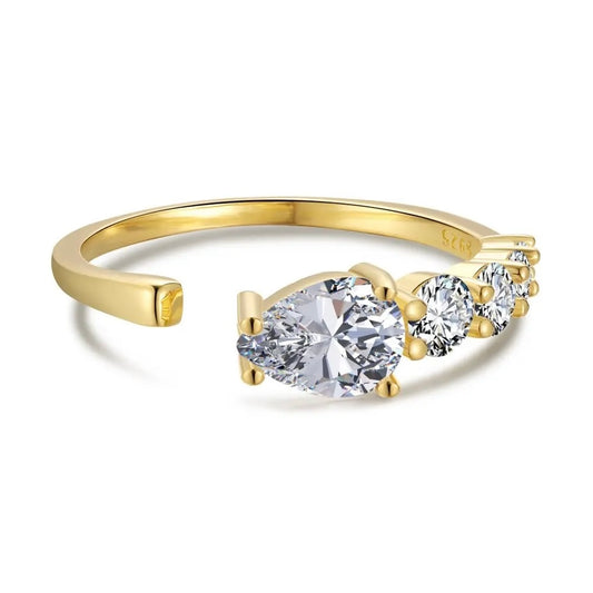 GOLD SERPENTINE RING