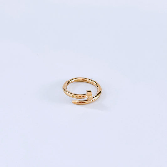 Nail gold ring