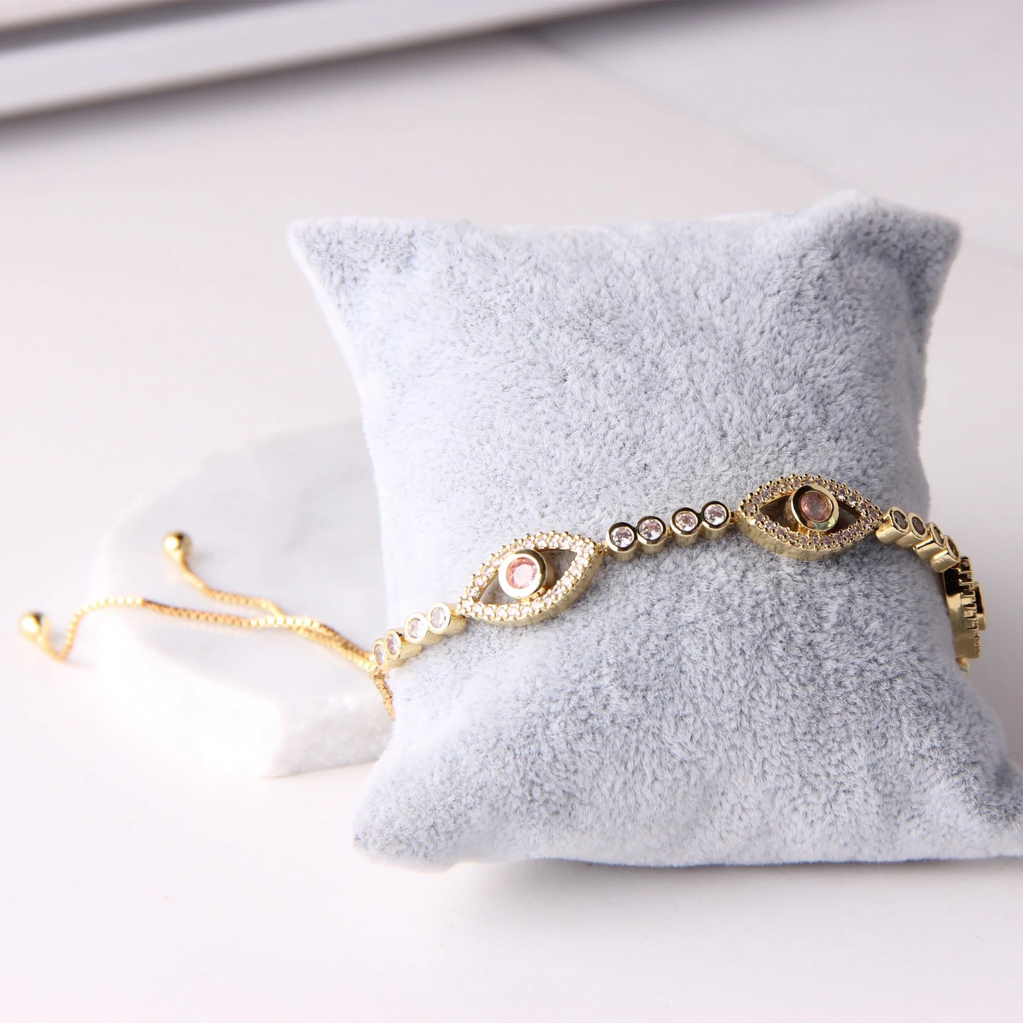 EVIL EYE CRYSTAL BRACELET