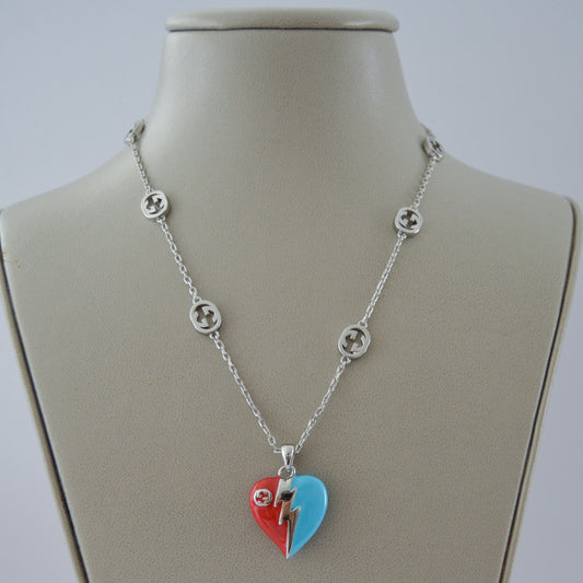 GG silver necklace