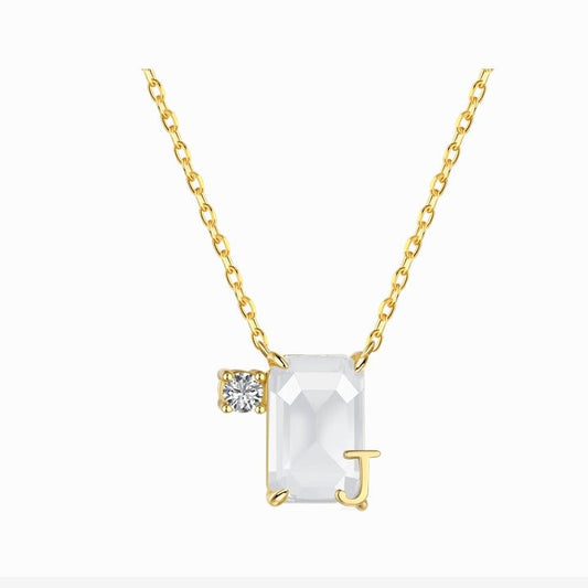 Initial J necklace