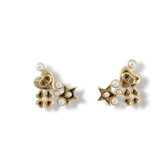 Star & Pearl Earring