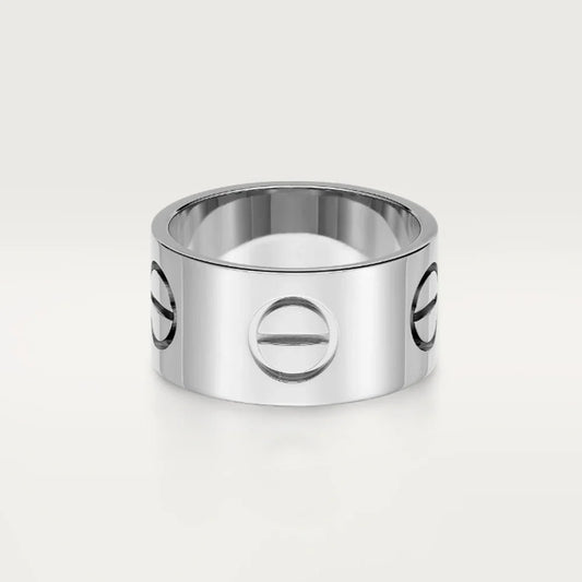 Love silver ring