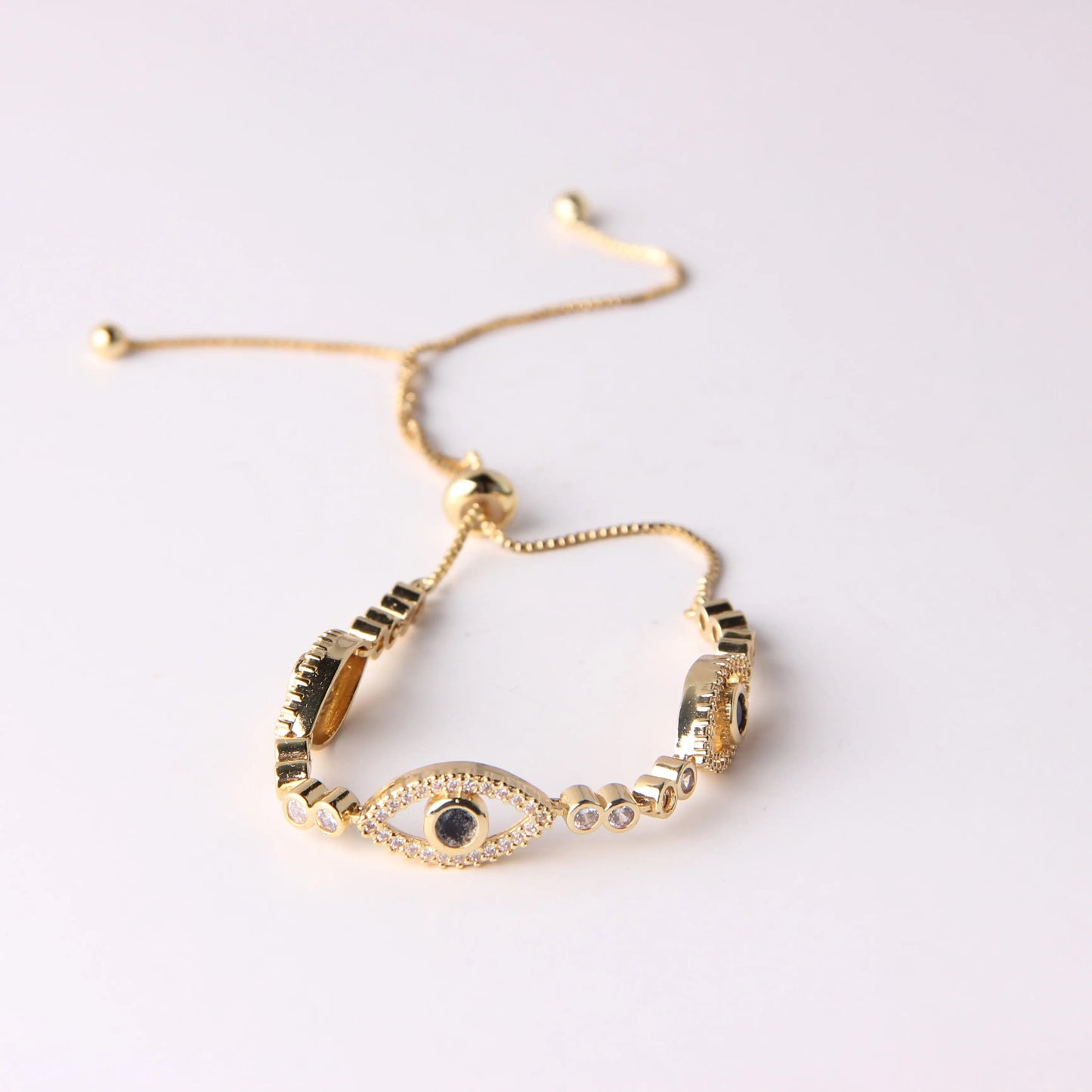 EVIL EYE CRYSTAL BRACELET