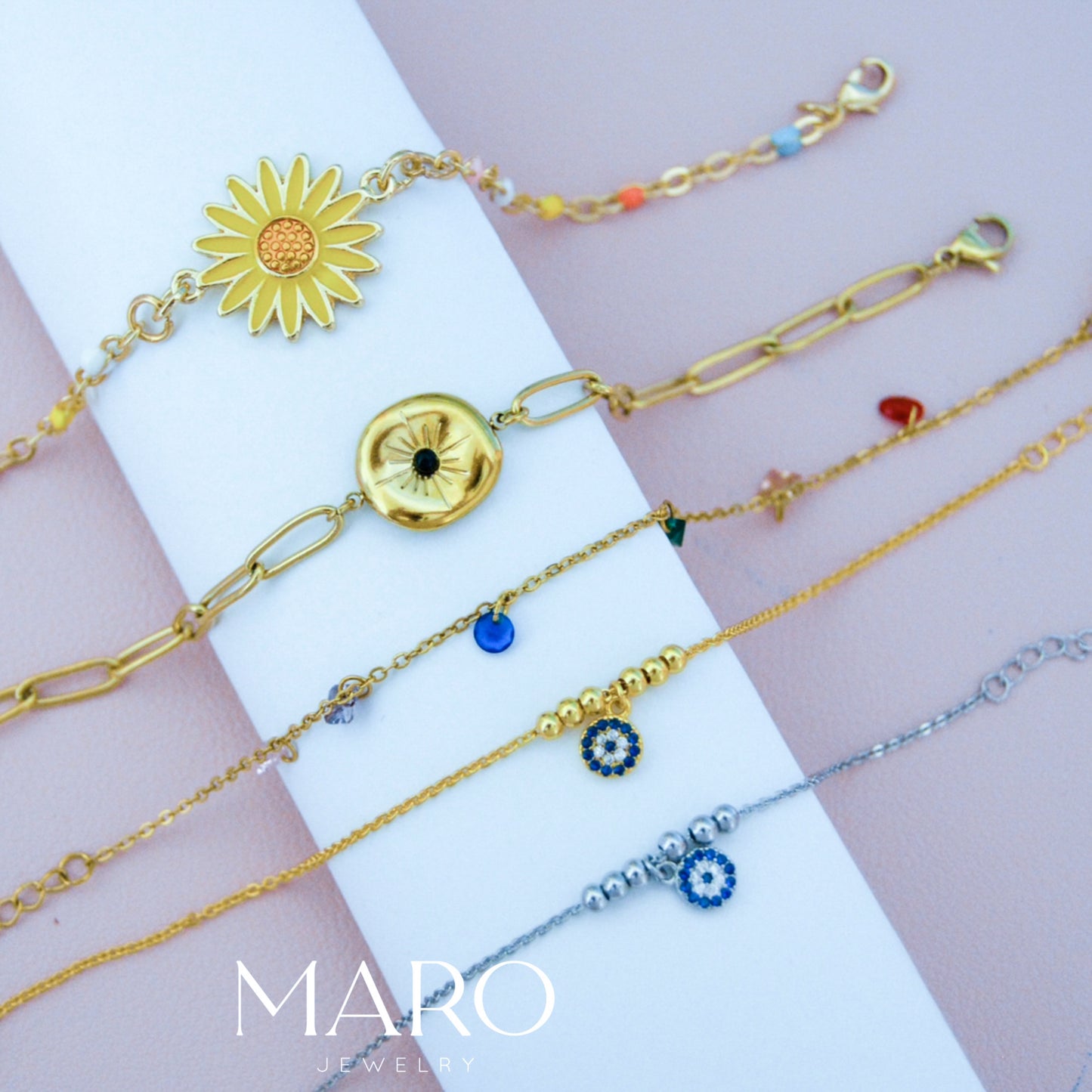 Sunflower bracelet 💧