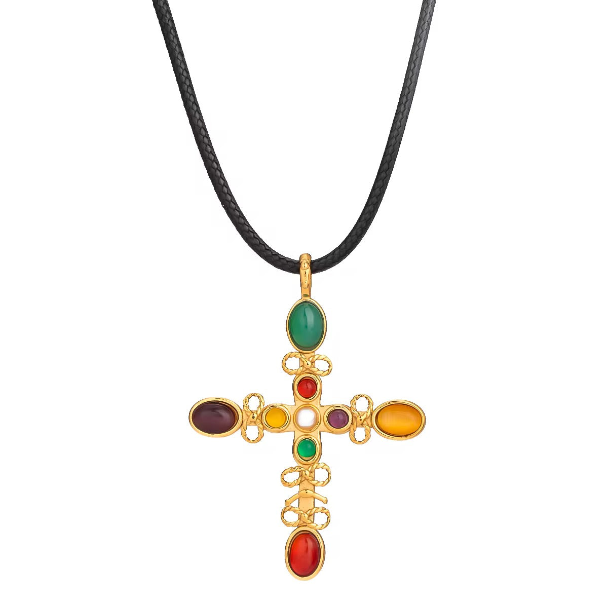 Cross pendant necklace