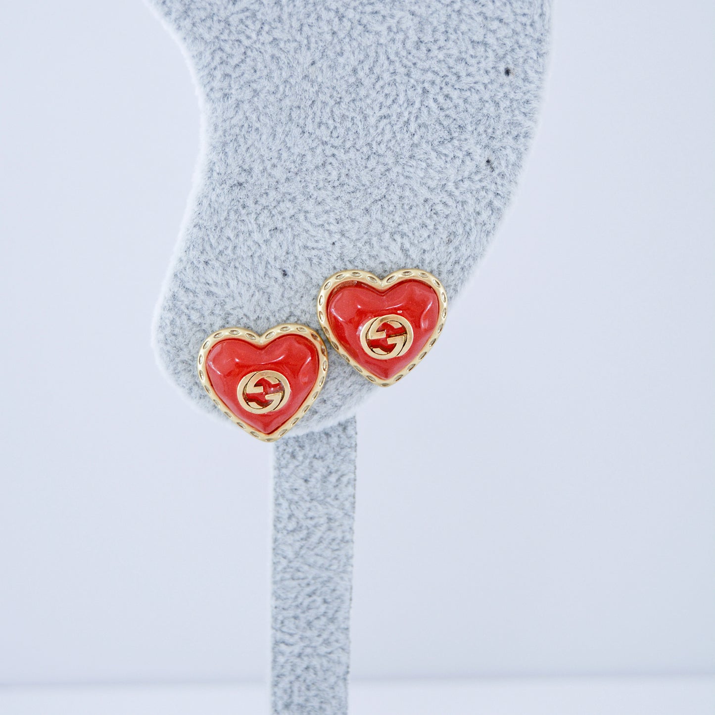 GG HEART SHAPE EARRING