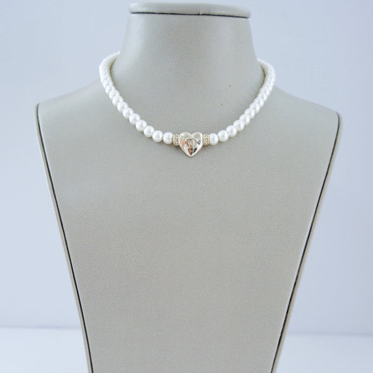 Pearl gold necklace